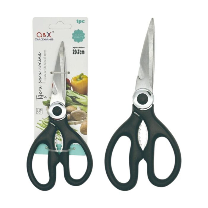 Tijeras de cocina ergonómicas con mango bicolor (20.3 cm) - Imagen 1