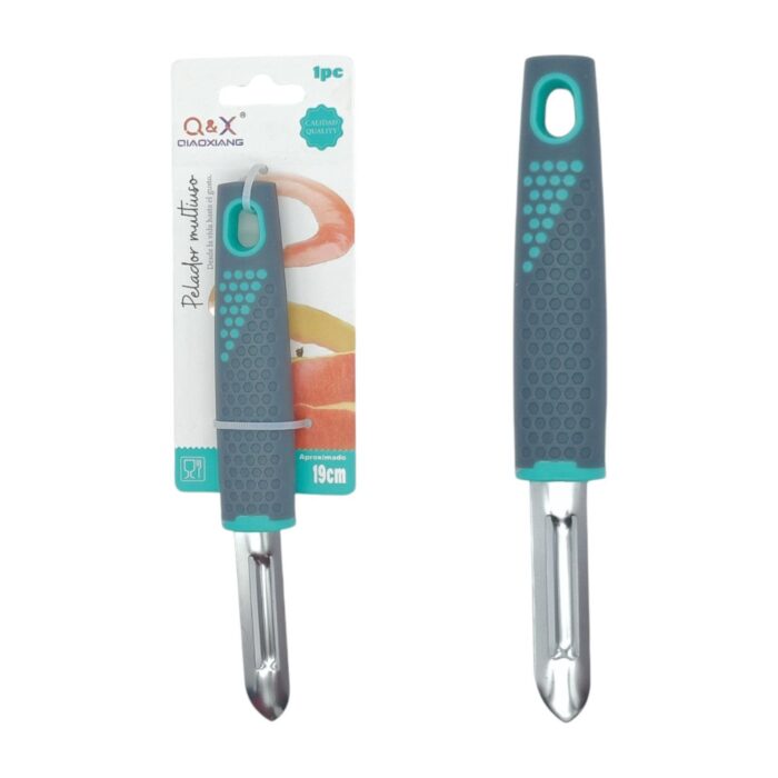 aa722ceb-2f71-4ce8-9261-26a3dc505485.jpg Rallador MJ-H033A de línea única con mango plástico gris para rallado eficiente - Imagen 1