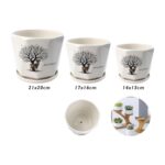 Set de 3 Macetas de Cerámica "Land of the Forest" - Imagen 2