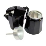 Cafetera negra clásica italiana (14 tazas) - Imagen 2