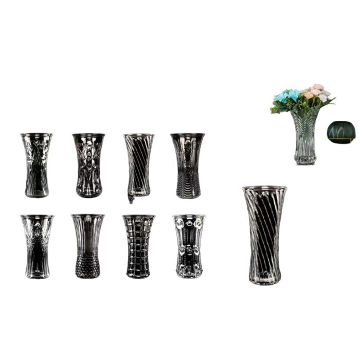 ad5faca5-6bfb-43b1-bc21-ca484c9dfeea.jpg Florero De Cristal Resistente 35cm Variedad Mixta Ideal - Imagen 2