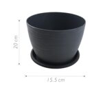 Maceta de plástico 20*15.5 modelo QX-000C - Imagen 2
