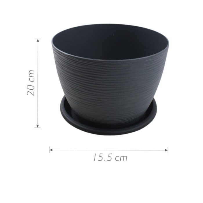 b0018060-6dfc-4f01-9c4d-f032bc555ea6.jpg Maceta de plástico 20*15.5 modelo QX-000C - Imagen 2