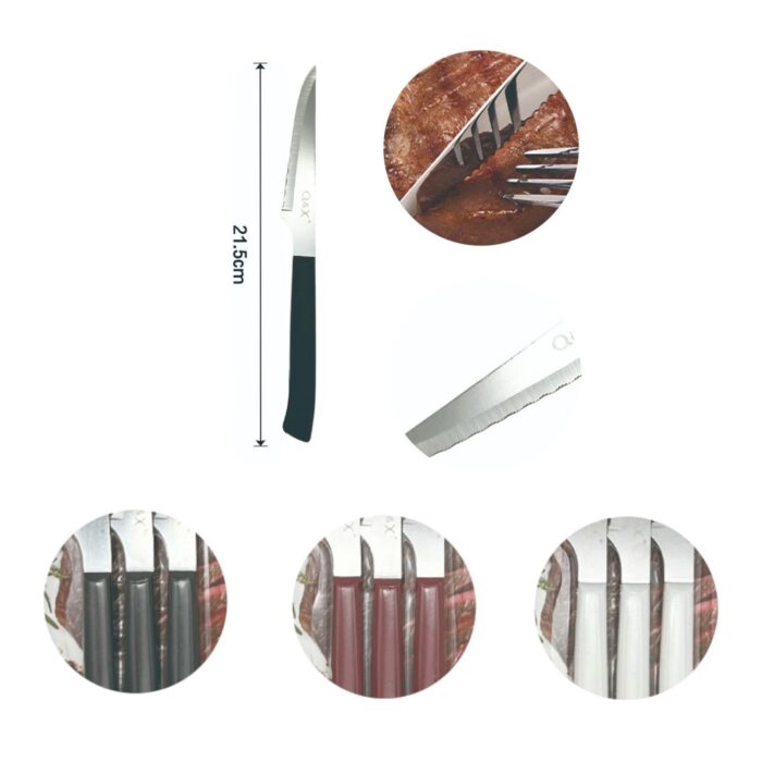 b2ce02ff-20dd-4dd5-a4dc-788fcf142644.jpg Juego de 3 cuchillos de carne con punta afilada y filo dentado - Imagen 3