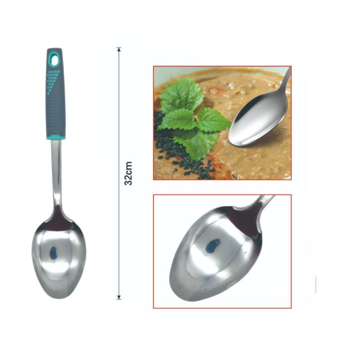 Cucharón de jugos con mango de plástico gris - Imagen 2