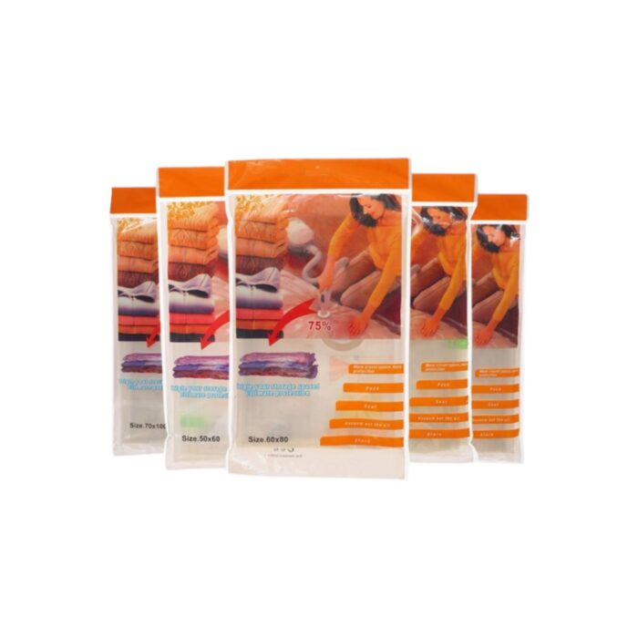 Bolsa de vacío transparente ZKD 70x100 cm para almacenamiento eficiente - Imagen 1