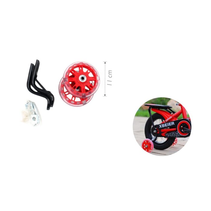 Ruedas de Entrenamiento para Bicicleta (Azul y Rojo) - Imagen 4