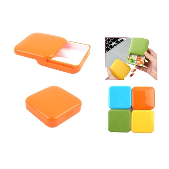 Pastillero Con 2 Compartimentos tapa deslizante - Imagen 1