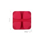 Molde de Silicona en Forma de Corazón - 160×160×20 mm - Imagen 5