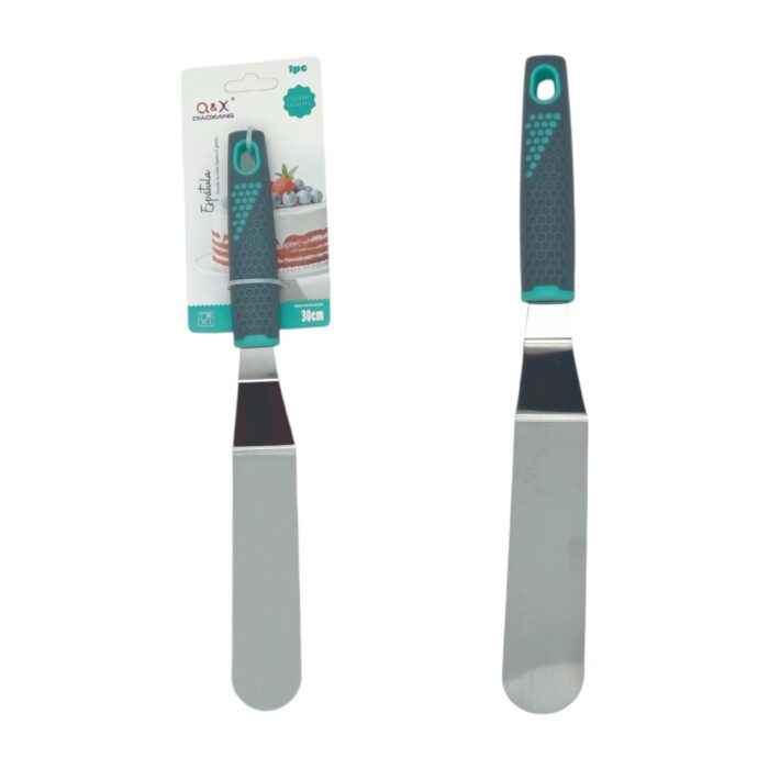 Espátula mini con mango plástico gris (19 cm) - Imagen 1