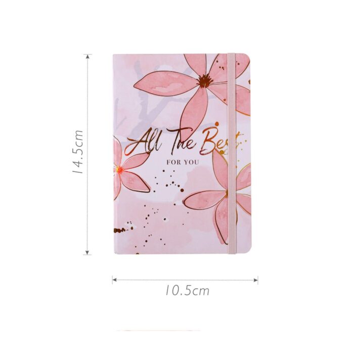 Cuaderno con flores mediano 14.5 x 10.5 cm - Imagen 8