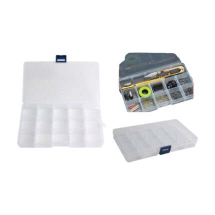 Caja De Plastico Desmontable De 15 Compartimentos 17,4*9,8*2,2Cm