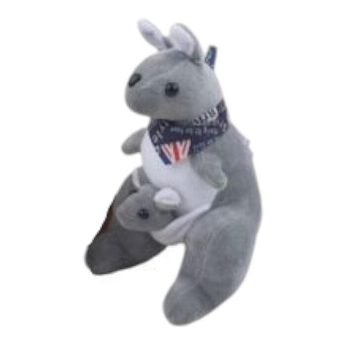 Peluche de Canguro con Cría de 18 cm - Imagen 3