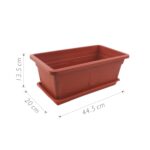 Maceta plastico 44.5 x 20 x 13.5 cm - Imagen 2
