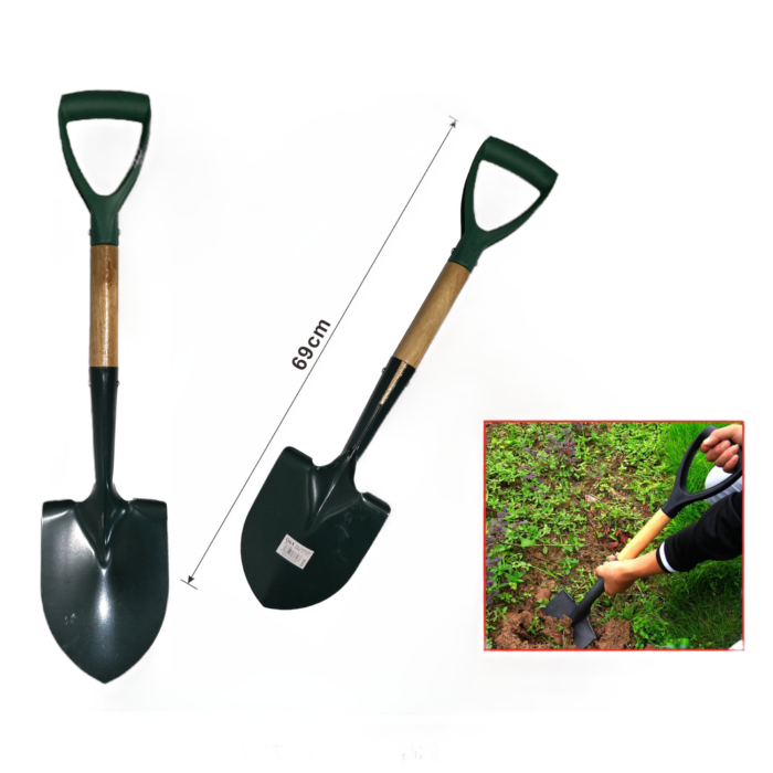 d04cd877-cc49-4f3f-8d44-5860f3e5342b-1.png Pala de punta verde con mango de madera - Imagen 1