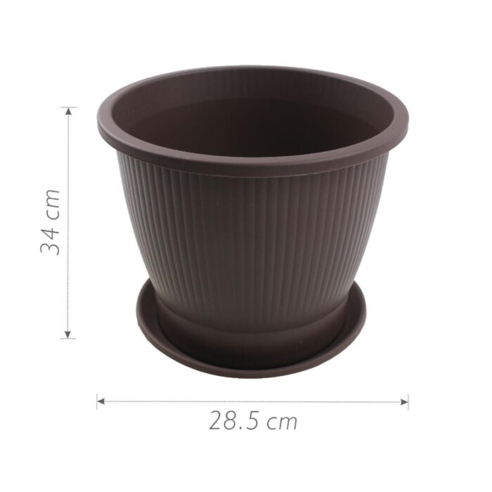 d07700c3-e153-48ca-9379-97764af75317.jpg ZY1704 Maceta de plastico 34 x 28.5 cm - Imagen 2