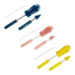 Set tres cepillos de silicona para Mamaderas