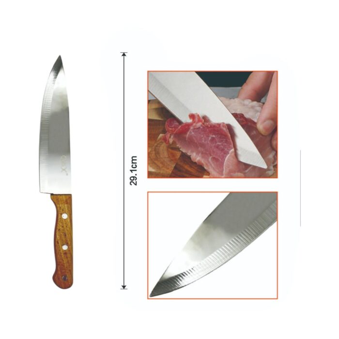 Cuchillo profesional para rebanar jamón de roble (25.4 cm) - Imagen 2