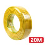 Manguera Agua Jardin Tira Amarilla Y Verde 1/2Pvc 20M