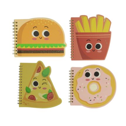 Cuaderno forma comida kawuai 13 x 18 cm