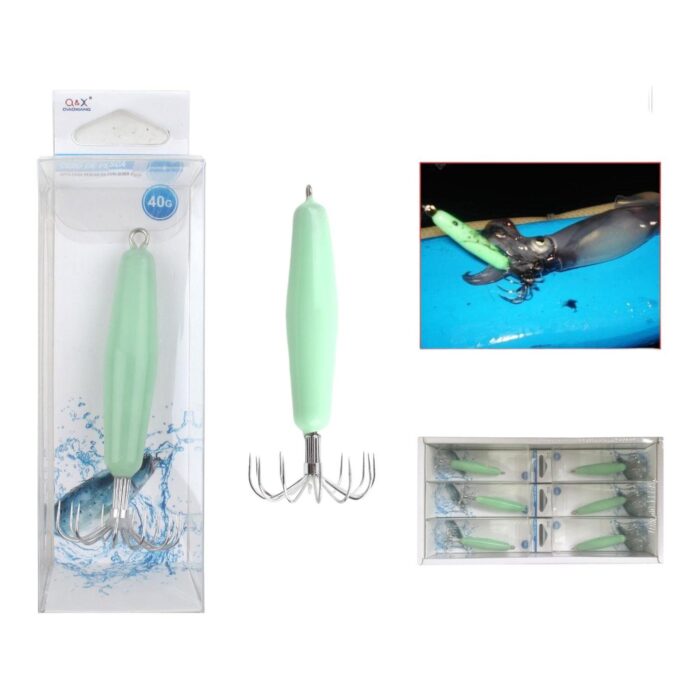 d823c3f7-e0a1-4b26-964a-7640d06bd16a.jpg Colgante De Plomo Cil¨ªndrico Luminoso Con Funda De Cuero 40G - Imagen 1