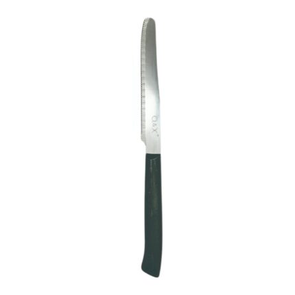 Juego de 3 cuchillos de carne con punta redonda y filo dentado