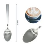 Cucharon grande para cafe con mango cuadrado 6PCS 12.5 - Imagen 2