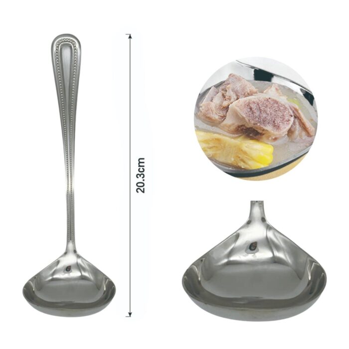 Cucharon pequeno para sopa con diseno de puntos 1PC - Imagen 2