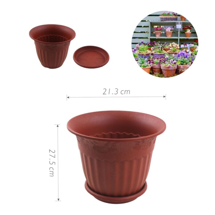 HDJ-3003 Maceta de plástico 27.5x21.3 - Imagen 2