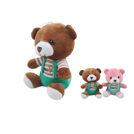 Oso viajero con mochila de 25 cm