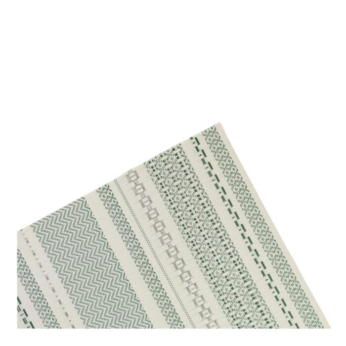 Set de 6 Individuales Rectangulares Zigzag con Acabado en Hilo Plateado (30x45 cm) - Imagen 8