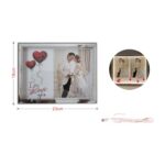 Marco de fotos horizontal Matrimonio 18x23cm (luz LED USB) - Imagen 8