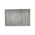 Set de 6 manteles individuales rectangulares con diseño de utensilios 30x45 cm - Imagen 2