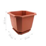 ZY360 x 360 Maceta de plastico 32.5 x 25 cm - Imagen 2