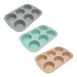 Moldes de Silicona para Muffins y Cupcakes 242×158×30 mm Forma circular
