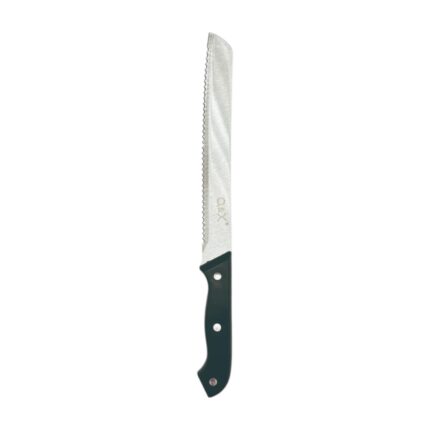 Juego de 3 cuchillos para pan con mango negro