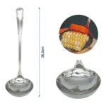 Cucharon grande para sopa con diseno floral 1PC - Imagen 2