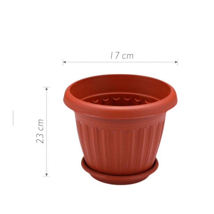 Maceta plastico 23 x 17 cm - Imagen 2