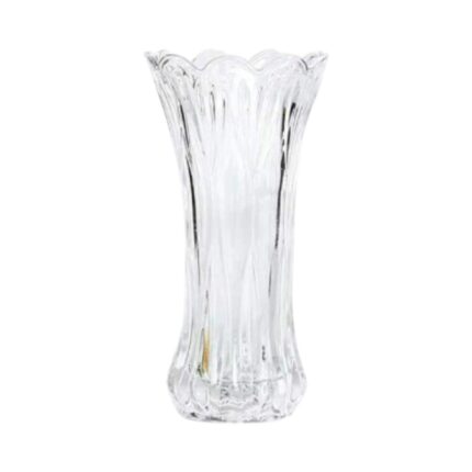Florero de Vidrio Cola de Fénix 20cm Elegante Decoración