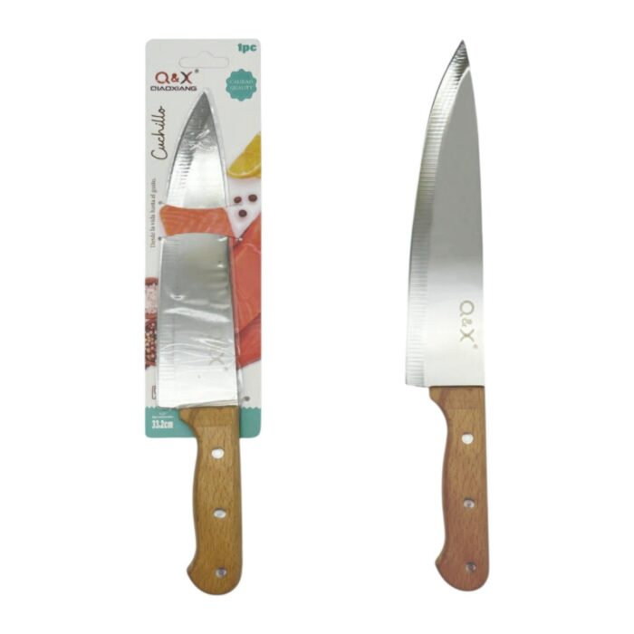 Cuchillo de madera de roble para cortar verduras (16.5 cm) - Imagen 1