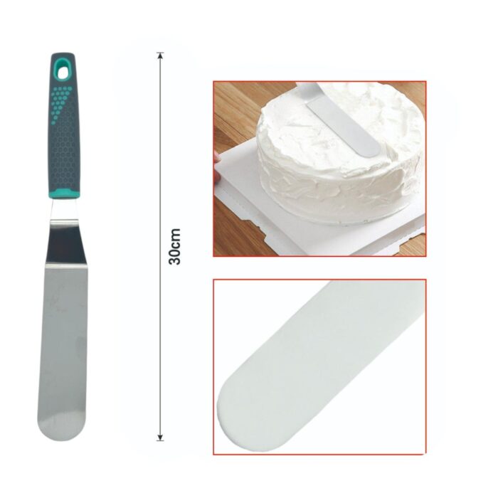 Espátula mini con mango plástico gris (19 cm) - Imagen 2