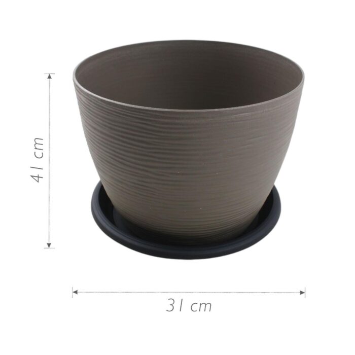 QX-003C Maceta de plastico 41 x 31 cm - Imagen 2