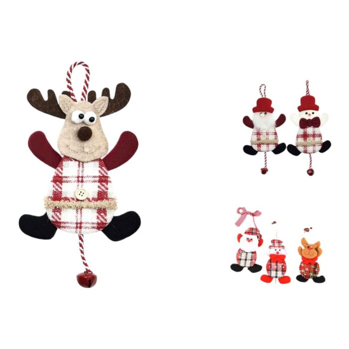 Jt24-Ww134-135-136 Colgante De Tela 17x12 Cm Decorativo - Imagen 1