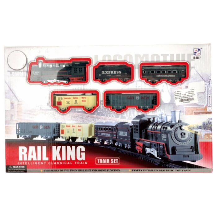 62329131 19051-2 Vagon De Ferrocarril De Simulacion Retro Con Musica Y Luz Electrica - Imagen 1