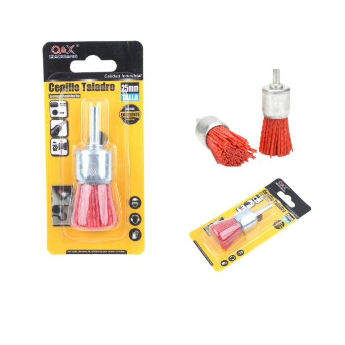 Cabezal De Pulido De Cepillo De Nailon De Varilla Redonda De 25Mm - Imagen 1