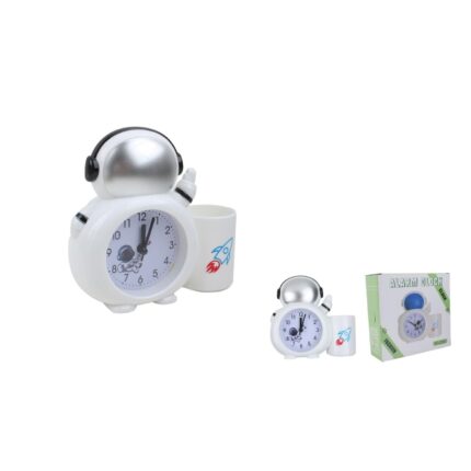 Reloj Despertador Con Diseño De Robot Dj Astronauta
