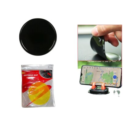 Adhesivo Redondo De Silicona Para Tel¨¦fono M¨®vil De 8 Cm.