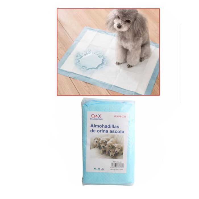 62703122 10PC Almohadillas para orina de mascotas, 60x90 cm - Imagen 1