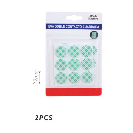 Cinta EVA adhesiva doble cara redonda 22mm (2 unidades)