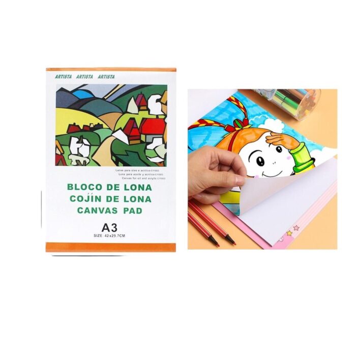 62336265 280G Lienzo A3 10 Hojas/Libro - Imagen 1